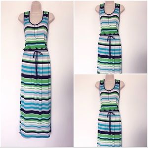 Stripes Maxi Dress